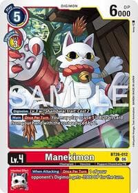 Manekimon - Timeless Bonds - Digimon Card Game card