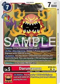 Darumamon - Timeless Bonds - Digimon Card Game card