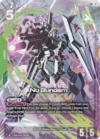 Nu Gundam (LR+) - Freedom Ascension - Gundam Card Game card