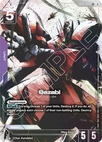 Sazabi (LR+) - Freedom Ascension - Gundam Card Game card