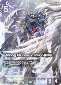 Wing Gundam Zero (EW) (LR+) - Freedom Ascension - Gundam Card Game card