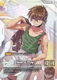Heero Yuy (R+) - Freedom Ascension - Gundam Card Game card