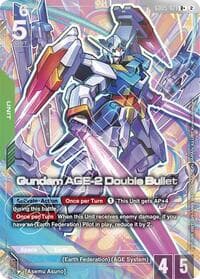 Gundam AGE-2 Double Bullet (R+) - Freedom Ascension - Gundam Card Game card