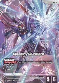 Destiny Gundam (R+) - Freedom Ascension - Gundam Card Game card