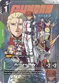 Amuro Ray (R+) - Freedom Ascension - Gundam Card Game card
