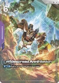 Widespread Annihilation (R+) - Freedom Ascension - Gundam Card Game card