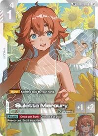 Suletta Mercury (C+) (SP) - Freedom Ascension - Gundam Card Game card