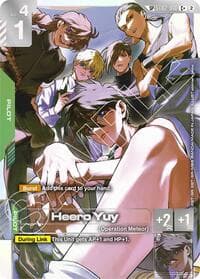 Heero Yuy (C+) (SP) - Freedom Ascension - Gundam Card Game card