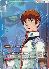 Amuro Ray (C+) (SP) - Freedom Ascension - Gundam Card Game card