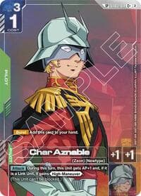 Char Aznable (C+) (SP) - Freedom Ascension - Gundam Card Game card