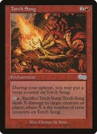 Torch Song - Urza's Saga - Magic: The Gathering card