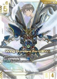 Wing Gundam Zero (EW) (LR++) - Freedom Ascension - Gundam Card Game card