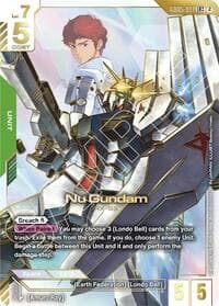 Nu Gundam (LR++) - Freedom Ascension - Gundam Card Game card