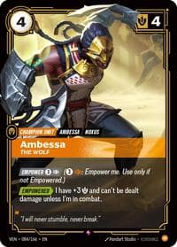 Ambessa, The Wolf - Vendetta - Riftbound: League of Legends Trading Card Game card