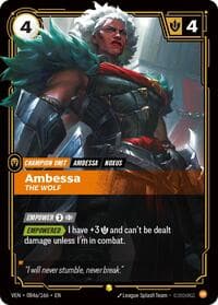 Ambessa, The Wolf (Alternate Art) - Vendetta - Riftbound: League of Legends Trading Card Game card