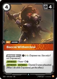 Baccai Witherclaw - Vendetta - Riftbound: League of Legends Trading Card Game card