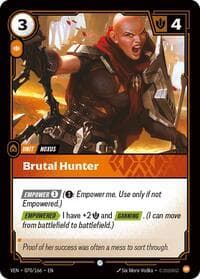 Brutal Hunter - Vendetta - Riftbound: League of Legends Trading Card Game card