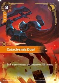 Cataclysmic Duel - Vendetta - Riftbound: League of Legends Trading Card Game card