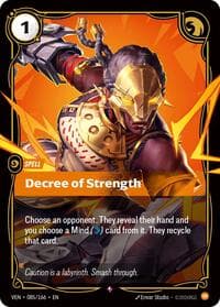 Decree of Strength - Vendetta - Riftbound: League of Legends Trading Card Game card