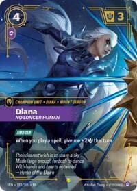 Diana, No Longer Human (Overnumbered) - Vendetta - Riftbound: League of Legends Trading Card Game card