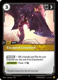 Escaped Grayback - Vendetta - Riftbound: League of Legends Trading Card Game card