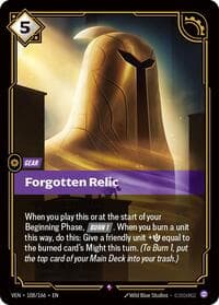 Forgotten Relic - Vendetta - Riftbound: League of Legends Trading Card Game card