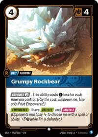 Grumpy Rockbear - Vendetta - Riftbound: League of Legends Trading Card Game card