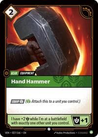 Hand Hammer - Vendetta - Riftbound: League of Legends Trading Card Game card