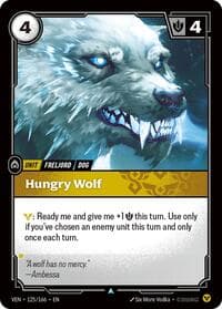 Hungry Wolf - Vendetta - Riftbound: League of Legends Trading Card Game card