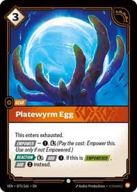 Platewyrm Egg - Vendetta - Riftbound: League of Legends Trading Card Game card