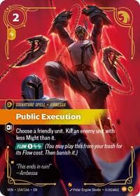 Public Execution - Vendetta - Riftbound: League of Legends Trading Card Game card