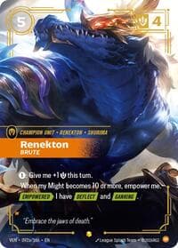 Renekton, Brute (Alternate Art) - Vendetta - Riftbound: League of Legends Trading Card Game card