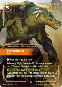 Renekton, Brute - Vendetta - Riftbound: League of Legends Trading Card Game card