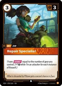Repair Specialist - Vendetta - Riftbound: League of Legends Trading Card Game card