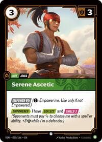 Serene Ascetic - Vendetta - Riftbound: League of Legends Trading Card Game card