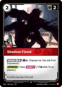 Shadow Fiend - Vendetta - Riftbound: League of Legends Trading Card Game card