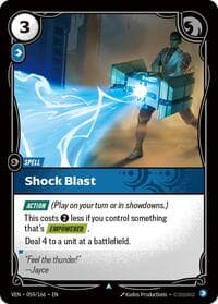 Shock Blast - Vendetta - Riftbound: League of Legends Trading Card Game card