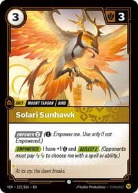 Solari Sunhawk - Vendetta - Riftbound: League of Legends Trading Card Game card