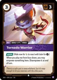 Tornado Warrior - Vendetta - Riftbound: League of Legends Trading Card Game card