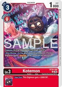 Kotemon - Timeless Bonds - Digimon Card Game card