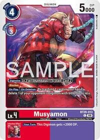 Musyamon - Timeless Bonds - Digimon Card Game card