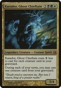 Karador, Ghost Chieftain (Commander) - Oversize Cards - Magic: The Gathering card