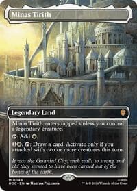 Minas Tirith (Borderless) - The Hobbit: Eternal-Legal - Magic: The Gathering card