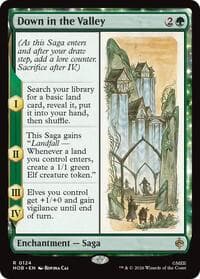 Down in the Valley - The Hobbit - Magic: The Gathering card