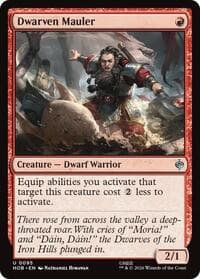 Dwarven Mauler - The Hobbit - Magic: The Gathering card