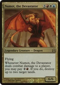 Numot, the Devastator (Commander) - Oversize Cards - Magic: The Gathering card