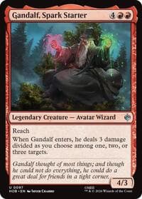 Gandalf, Spark Starter - The Hobbit - Magic: The Gathering card