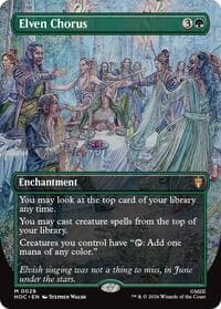 Elven Chorus (Borderless) - The Hobbit: Eternal-Legal - Magic: The Gathering card