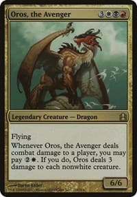 Oros, the Avenger (Commander) - Oversize Cards - Magic: The Gathering card