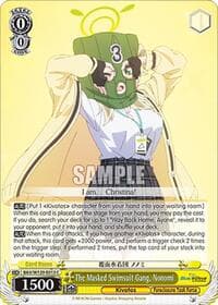 The Masked Swimsuit Gang, Nonomi - Blue Archive The Animation - Weiss Schwarz card
